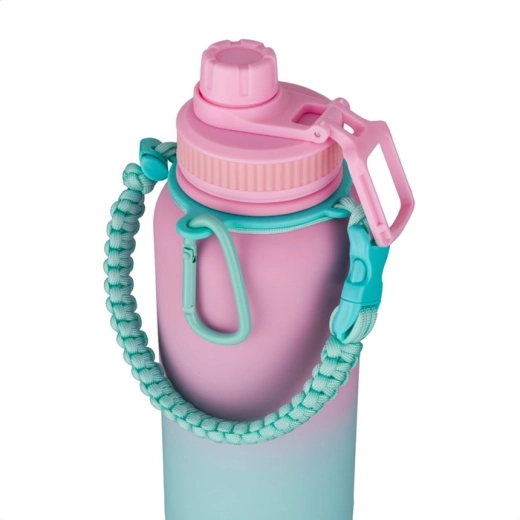 Trasporto comodo con laccetto e moschettone