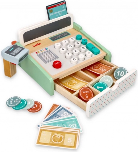 Pastel Cash Register - Wooden Toy