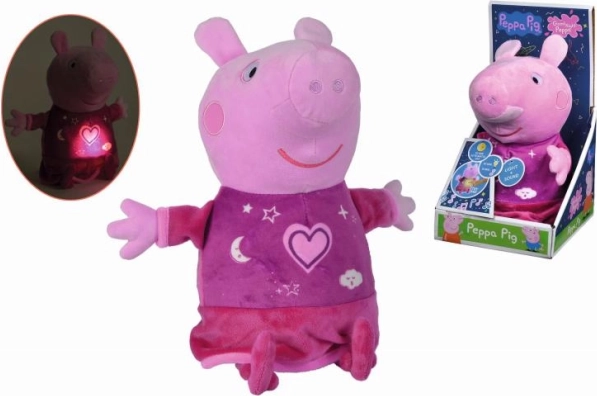 Peppa Pig doudou en peluche avec musique et lumière 25 cm