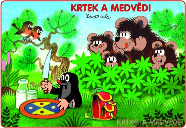 Coloring Book A5 Little Mole and Bears