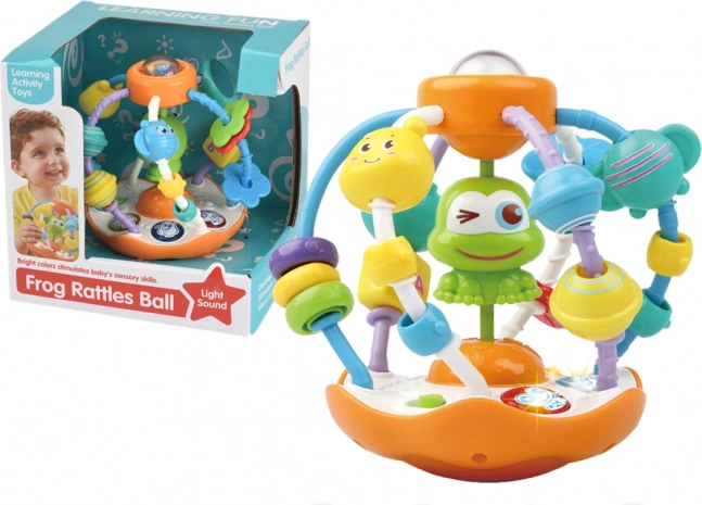 Interactive Frog Ball with Lights and Music