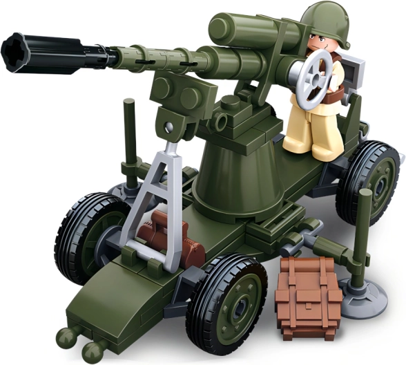 Sluban WWII Anti-Aircraft Gun