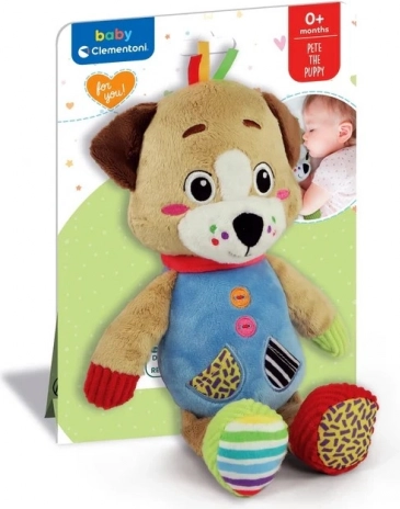 Plush Dog Péťa Baby Clementoni