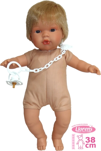 Realistična lutka Llorens Sasha sa zvukovima i mekim tijelom - 38 cm