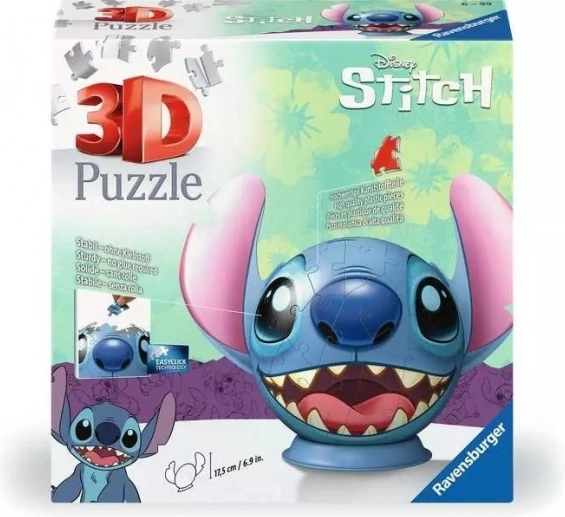 Ravensburger 3D Puzzleball Stitch with Ears