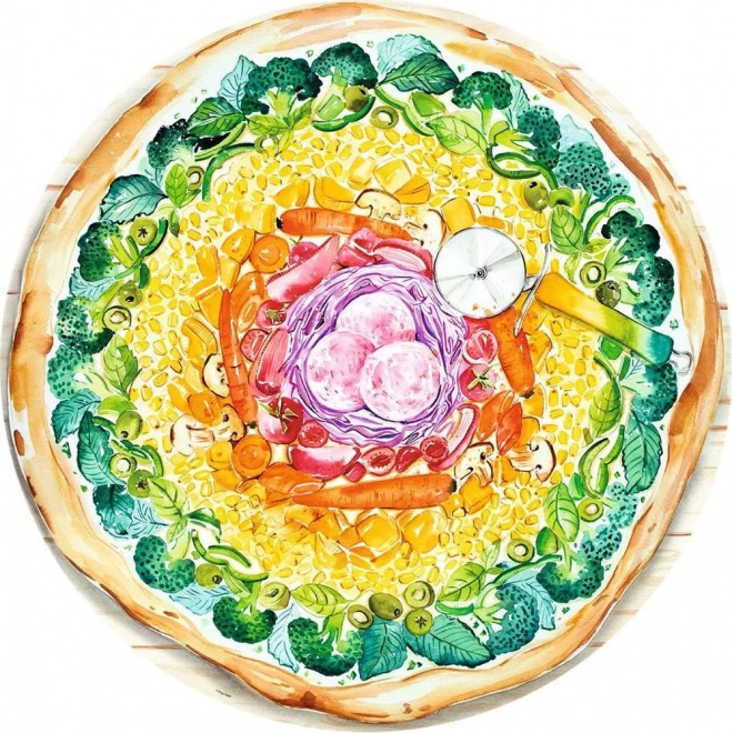 Ravensburger Puzzle Circle of Colors Pizza 500pcs