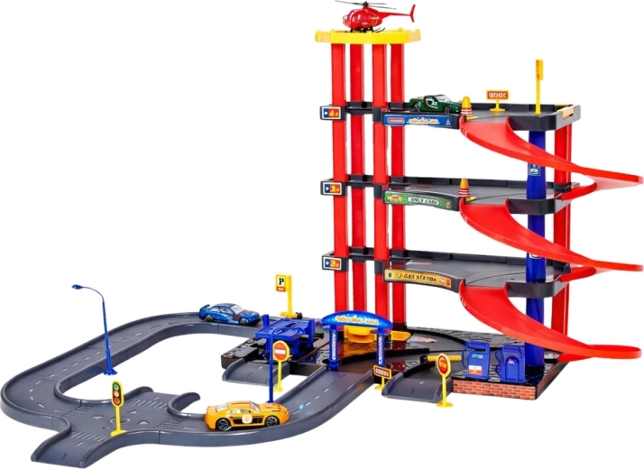 Functional elevator and four floors of fun