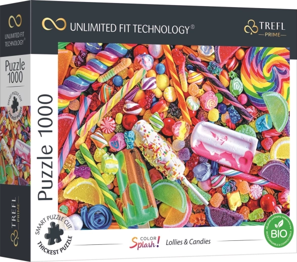 Puzzle TREFL UFT Color Splash: Lollipops and Sweets 1000 pieces