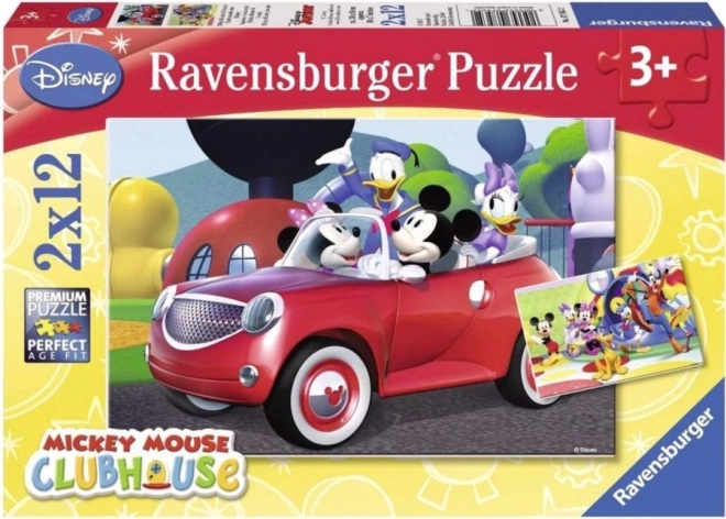 Ravensburger Puzzle Mickey Mouse with Friends 2x12 Pieces