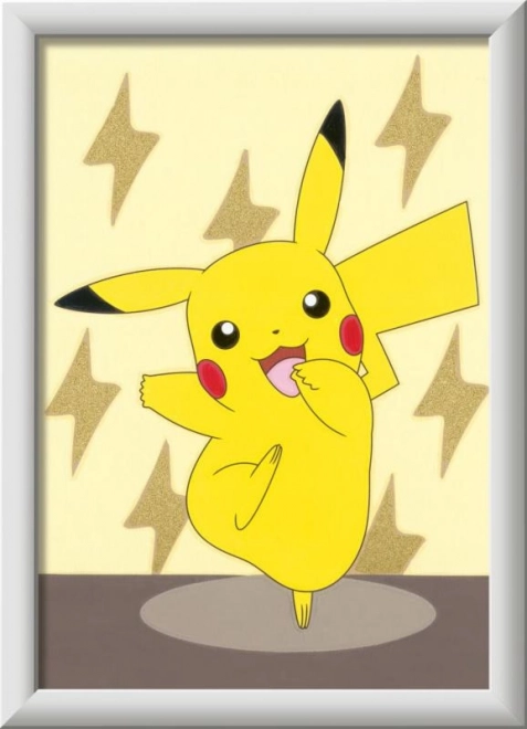 CreArt paint by numbers – Pokémon Pikachu