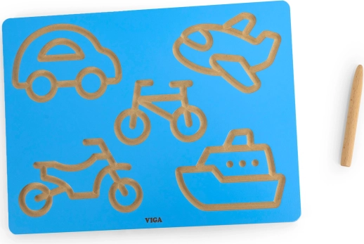 Viga Graphomotor Board - Vehicles