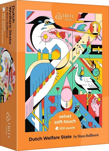 Trefl puzzle Velvet Soft Touch: The Netherlands – Welfare State, 500 pieces