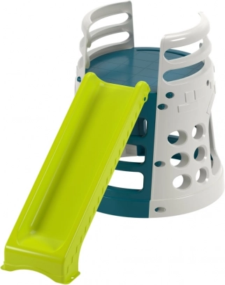 Children's Slide with Climbing Frame and Climbing Wall