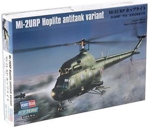 Plastic model van de Mi-2 Hoplite-helikopter – antitankversie