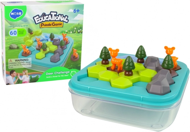 Educatief Spel Puzzel Bosdieren