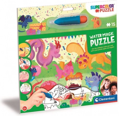 Magic Puzzle Water Magic: Dragons 15 Pieces