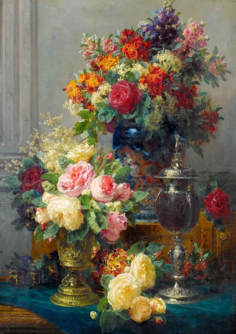 Enjoy Puzzle Spring Flowers with Chalice 1000 Pieces