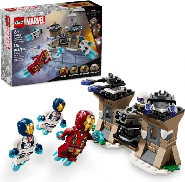 LEGO Marvel Iron Man and Iron Legion vs. HYDRA Soldier
