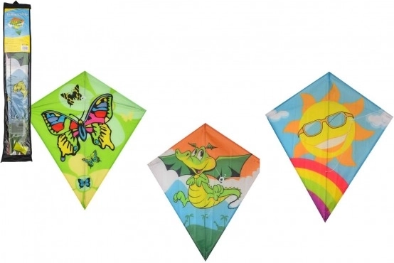 cerf-volant en nylon 60 × 70 cm, 3 motifs