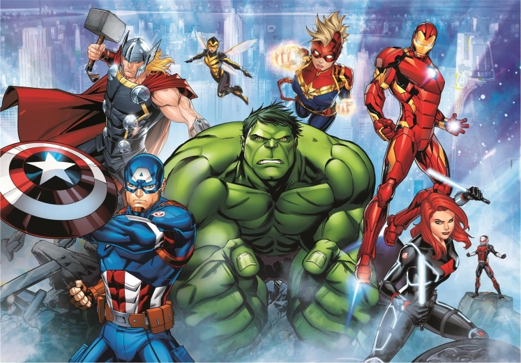 Puzzle 180 pieces Super Color Avengers