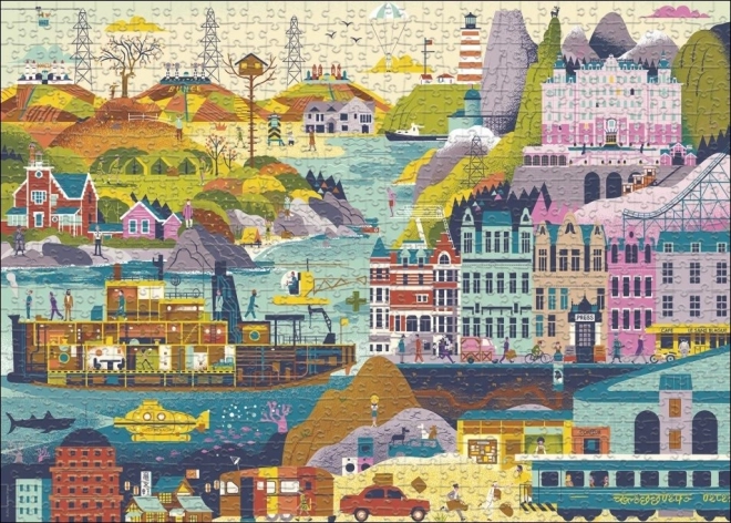 Puzzle Movie Masters: Wes Anderson Films 1000 Pieces