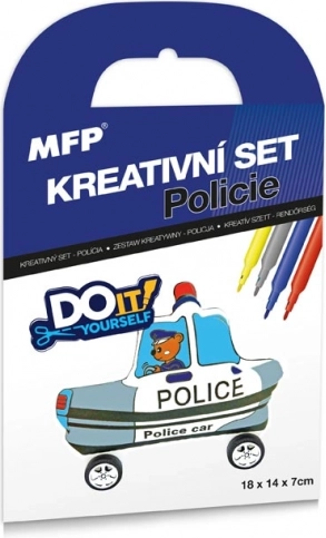 Ensemble Créatif Voiture Gonflable Police