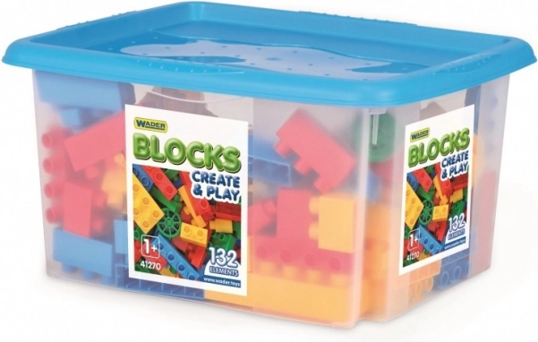 Wader blocs dans une boîte - 132 pièces