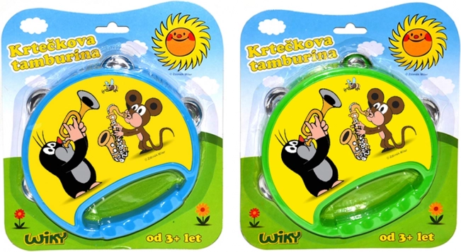Otroški tamburin KRTEK 18 cm