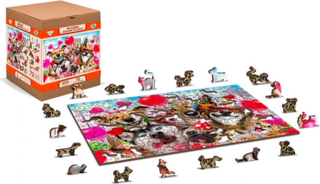 Wooden Puzzle Party Time 2 in 1