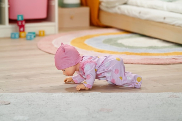 Crawls like a real baby