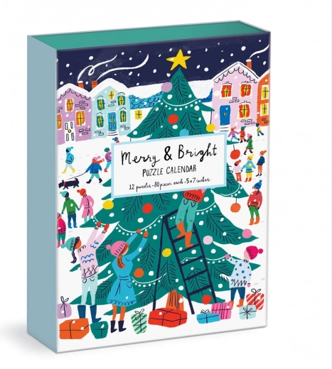 Adventní kalendář Merry & Bright Puzzle