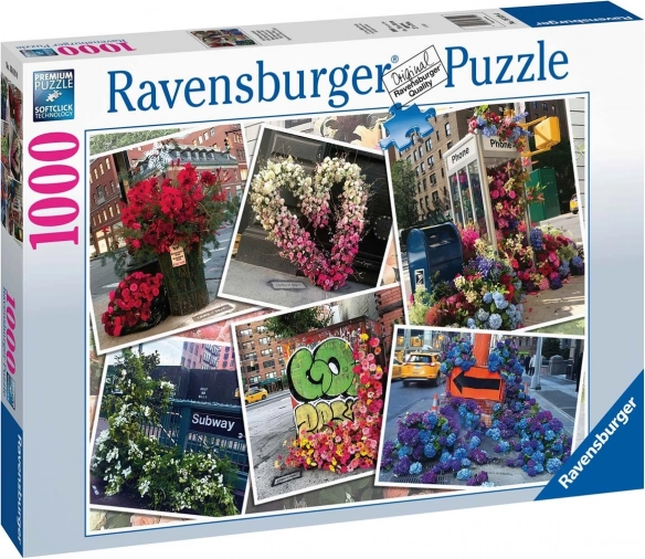 Puzzle 2D 1000 Pieces NYC Floral Paradise