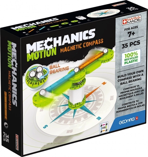 Magnetic building set compass GEOMAG Mechanics Motion