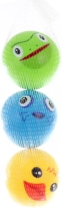 Soft Balls for Little Ones Happy World, 3 pcs