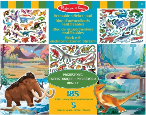 Melissa & Doug prehistoryczna zestaw naklejek wielokrotnego użytku