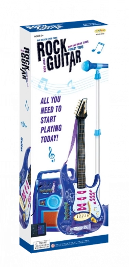children’s guitar with speaker and microphone