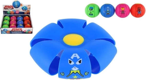 Flat ball – throwing disc that turns into a ball, 8 cm