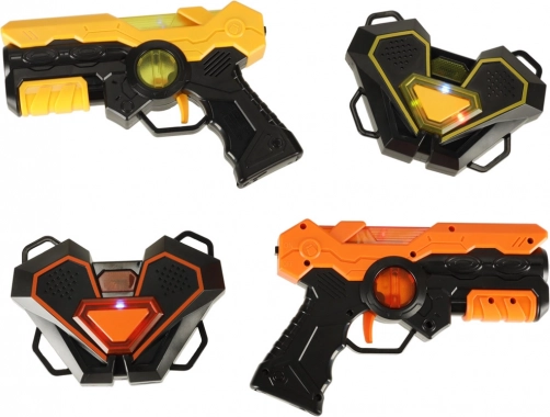 Laser tag sæt til 2 spillere – 2 pistoler og 2 interaktive mål