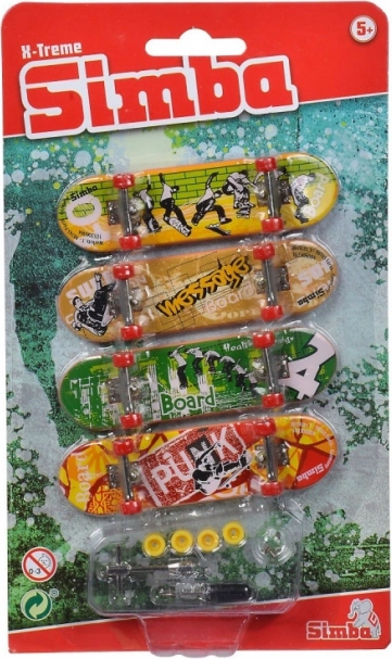 Mini skateboardová sada X-Treme 4 kusy
