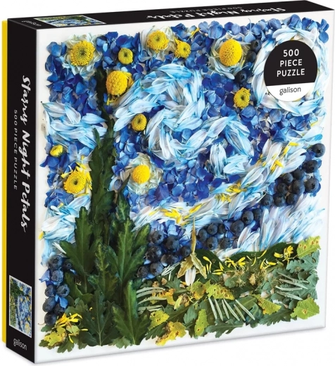 Puzzle Starry Night from Flower Petals 500 pieces
