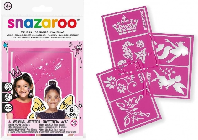 SNAZAROO Face Paint Stencils 6 pcs – Fantasy