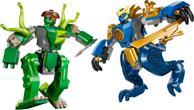 Two fully articulated mechs for epic battles