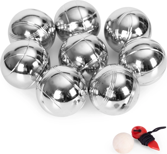 Verchromter Stahl und gravierte Linien