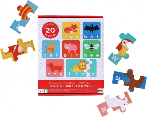 PETIT COLLAGE My First Spelling – Animal Puzzles