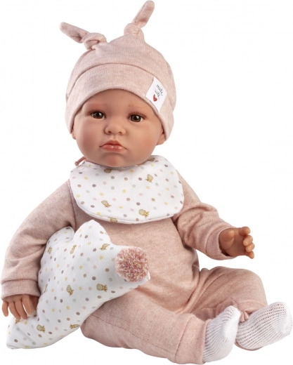 Realistic baby doll with sounds and soft body 45 cm