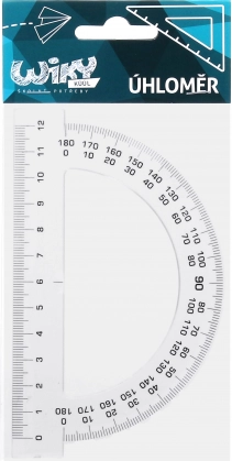 Gennemsigtig gradskive 12 cm TOTO