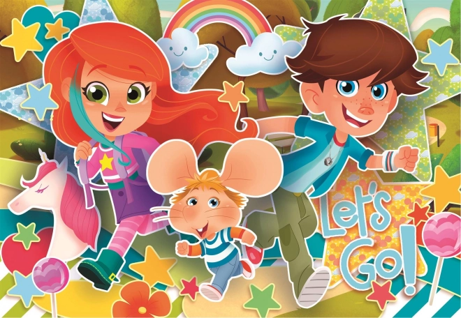 Clementoni Giant Floor Puzzle Mouse Gigio 40 Pieces