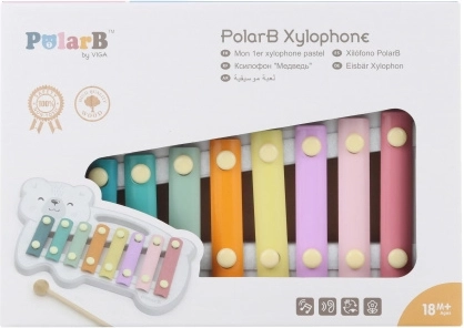 Leseni ksilofon PolarB – polarni medved za otroke