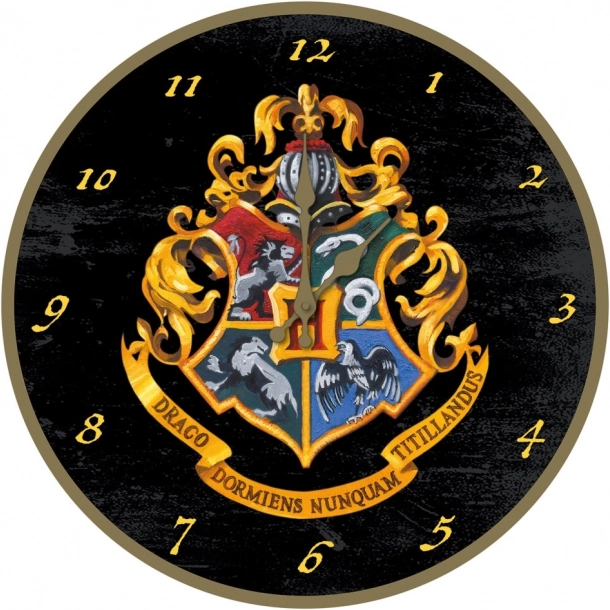 Wall Clock with Harry Potter Theme