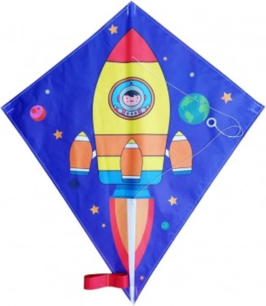 Flying Kite Cosmic Rocket 70x60 cm